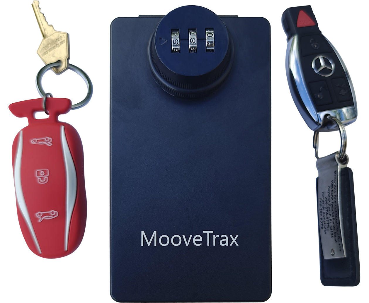 MooveTrax 3-Digit Combo Lockbox with Signal Blocking and Magnet