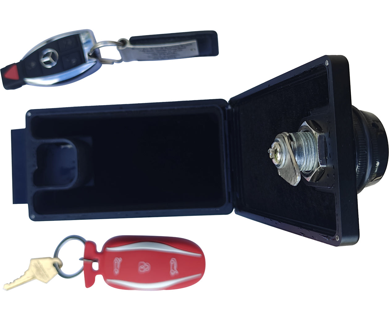 MooveTrax 3-Digit Combo Lockbox with Signal Blocking and Magnet