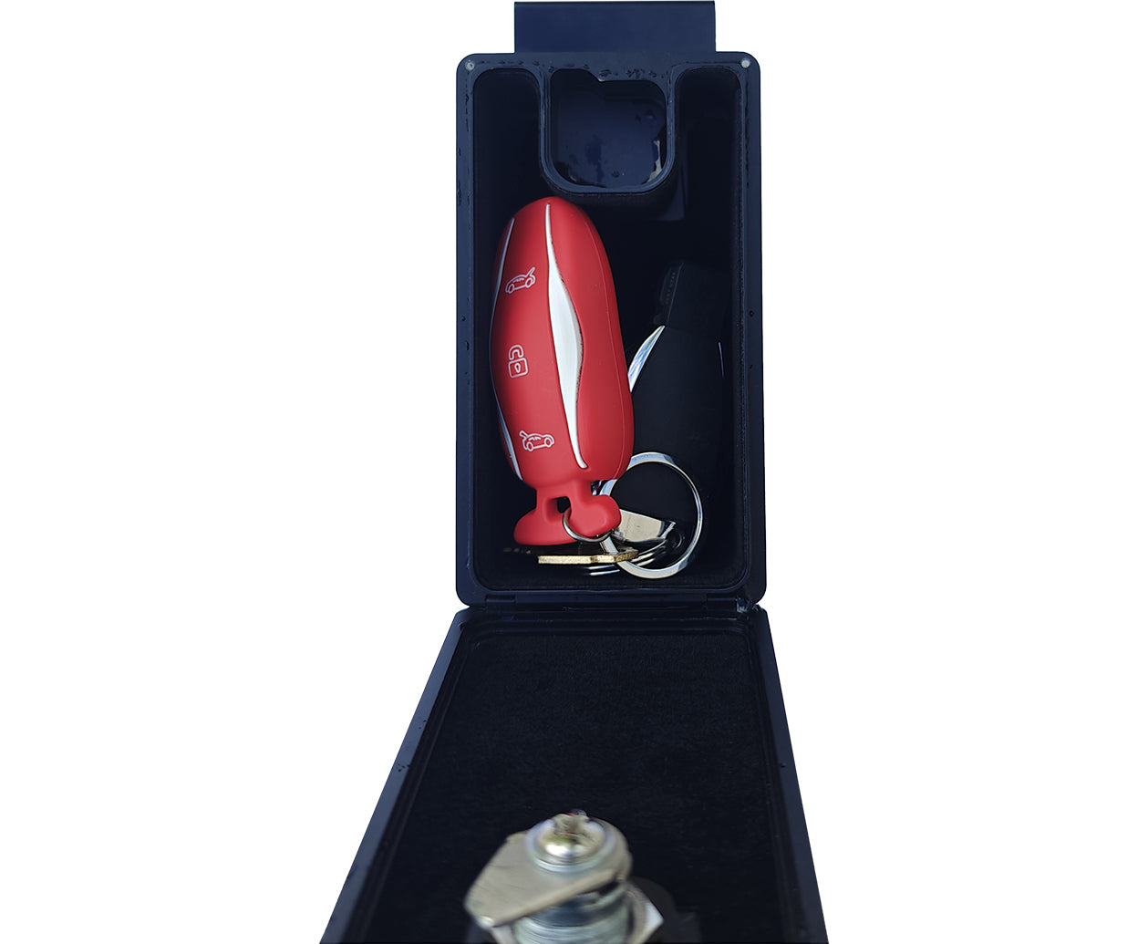 MooveTrax 3-Digit Combo Lockbox with Signal Blocking and Magnet